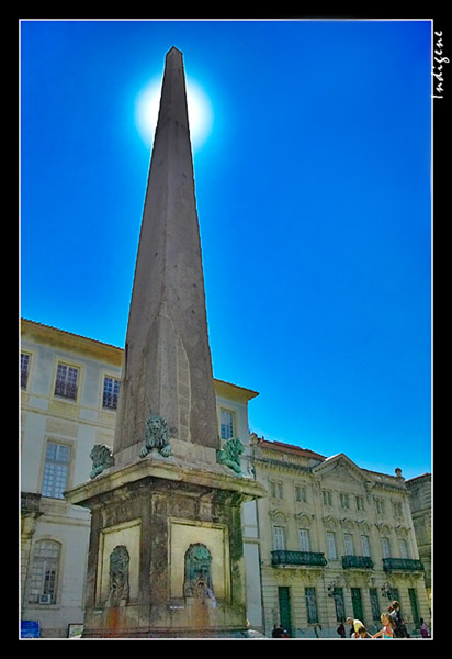 L'obélisque de la fontaine