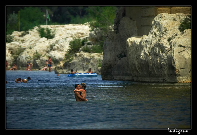 Le baiser du Pont du Gard