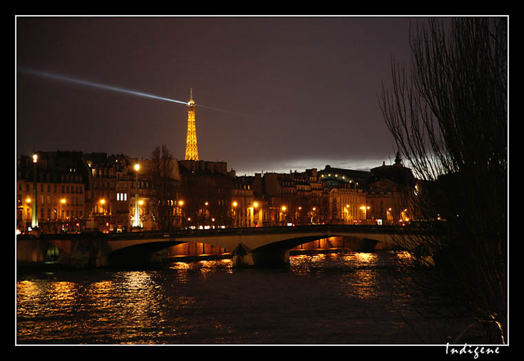 Tour Eiffel de nuit