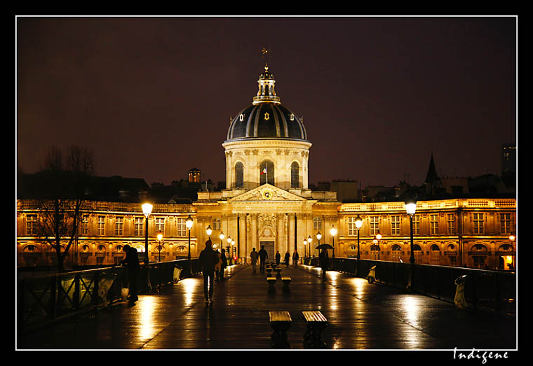 Le Pont des Arts et l'Institut de France