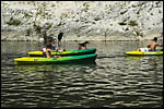 photo Les canoës sur le Gardon