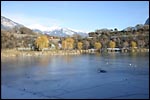 photo Le vélo sur le lac gelé