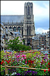 photo La cathédrale de Reims avant le tramway