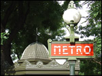 photo Signalisation d'une bouche de métro dans Paris