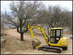 photo Des pelleteuses et des bulldozers à Solutré