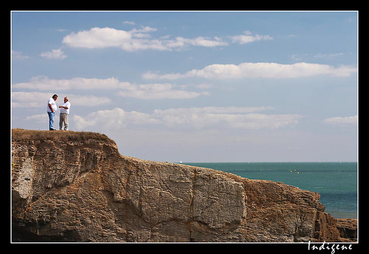 Engueulade sur la falaise