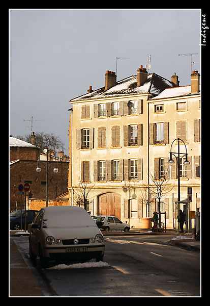 Mâcon sous la neige