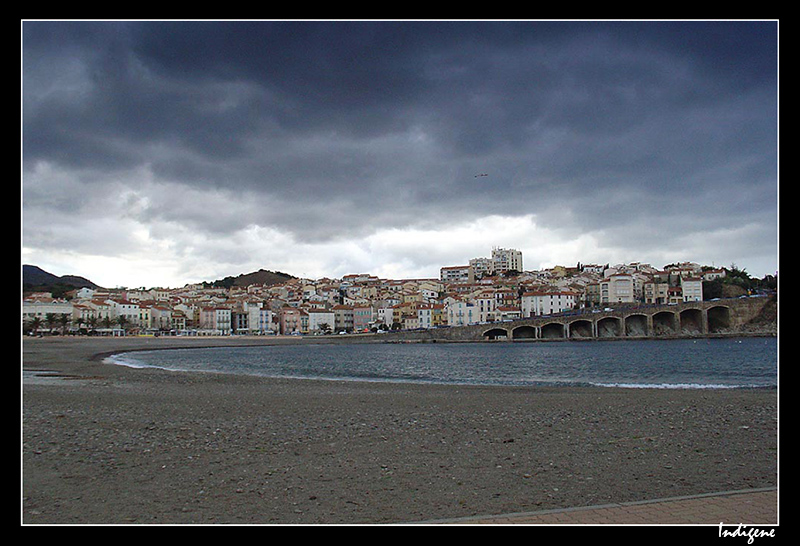 Banyuls-sur-Mer avant l'orage