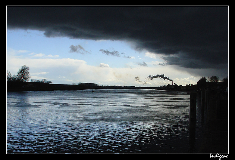 La rivière Saône à Mâcon