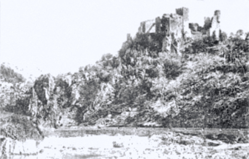 Chateau Ventadour côté Nord début XXe siècle