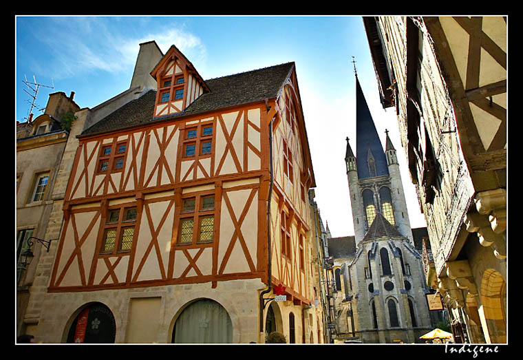 Maison à colombage à Dijon