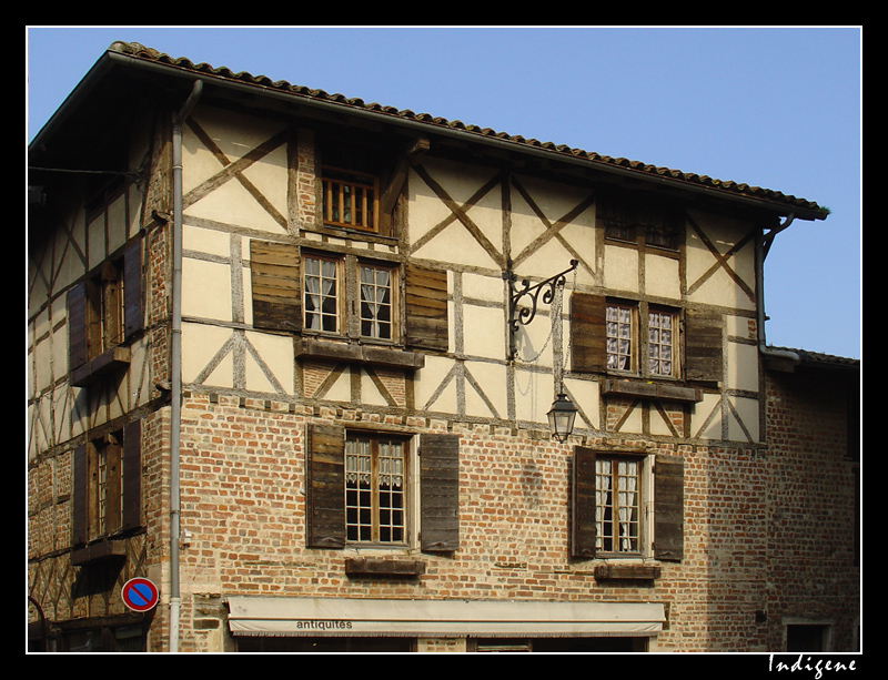 Maison à colombages à Châtillon sur Chalaronne